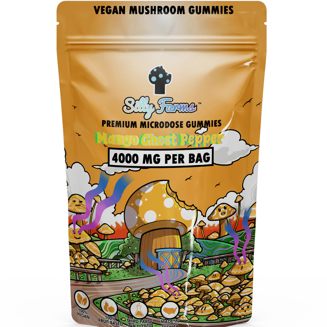 Silly Farms Gummies Mango Ghost Pepper 4000mg