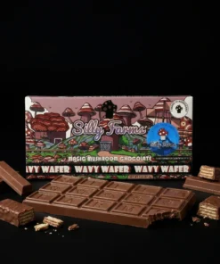 WAVY WAFER Silly Farms Mushroom Chocolate 7g Bar